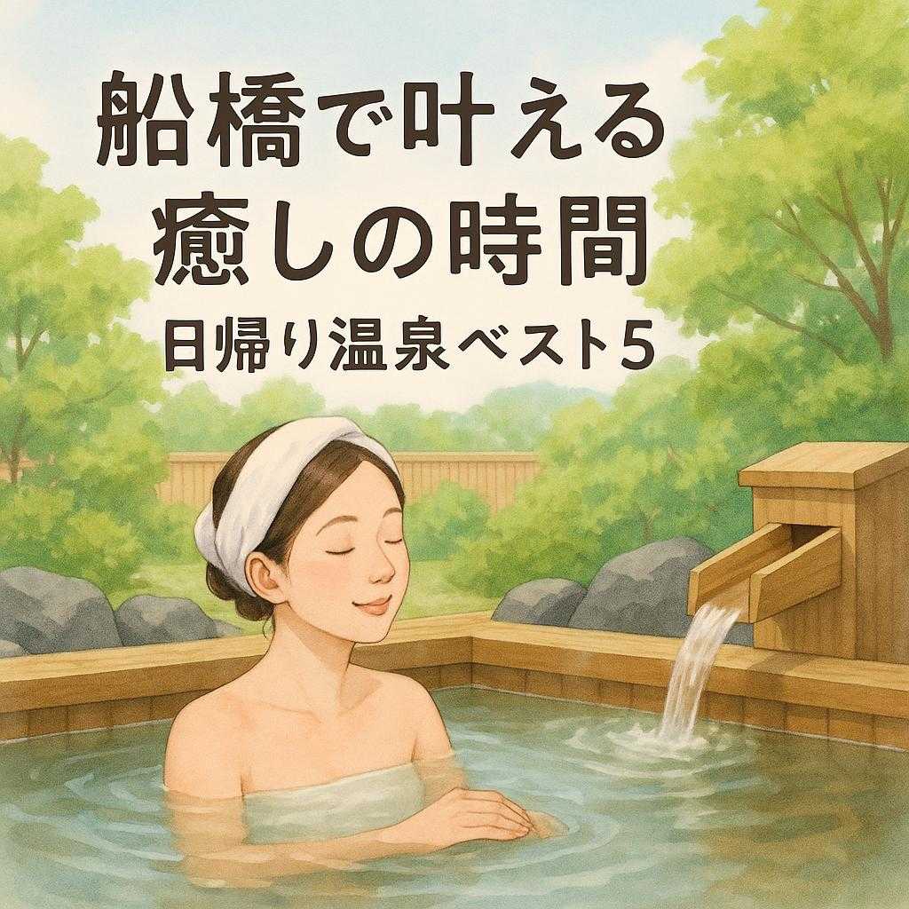 船橋で叶える癒しの時間〜日帰り温泉ベスト5