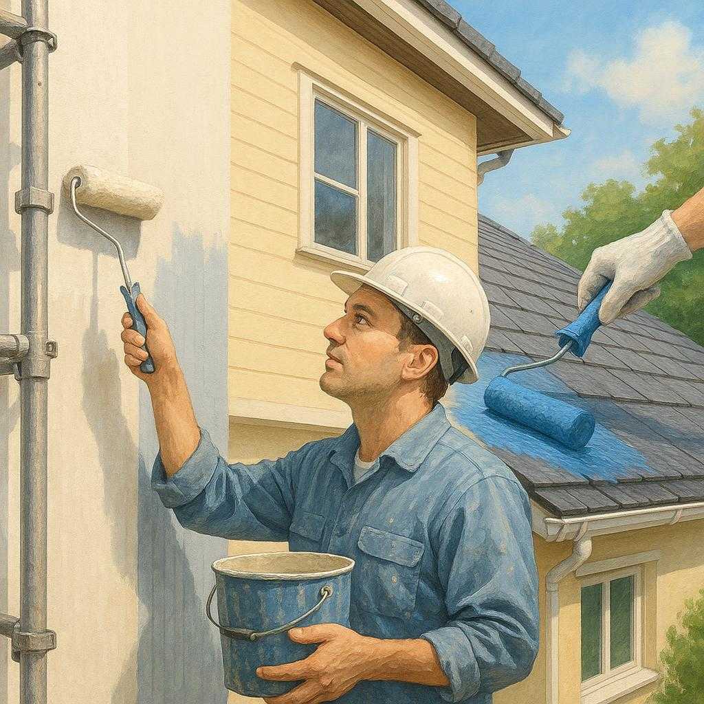 外壁塗装と防水工事で家を長持ちさせる方法