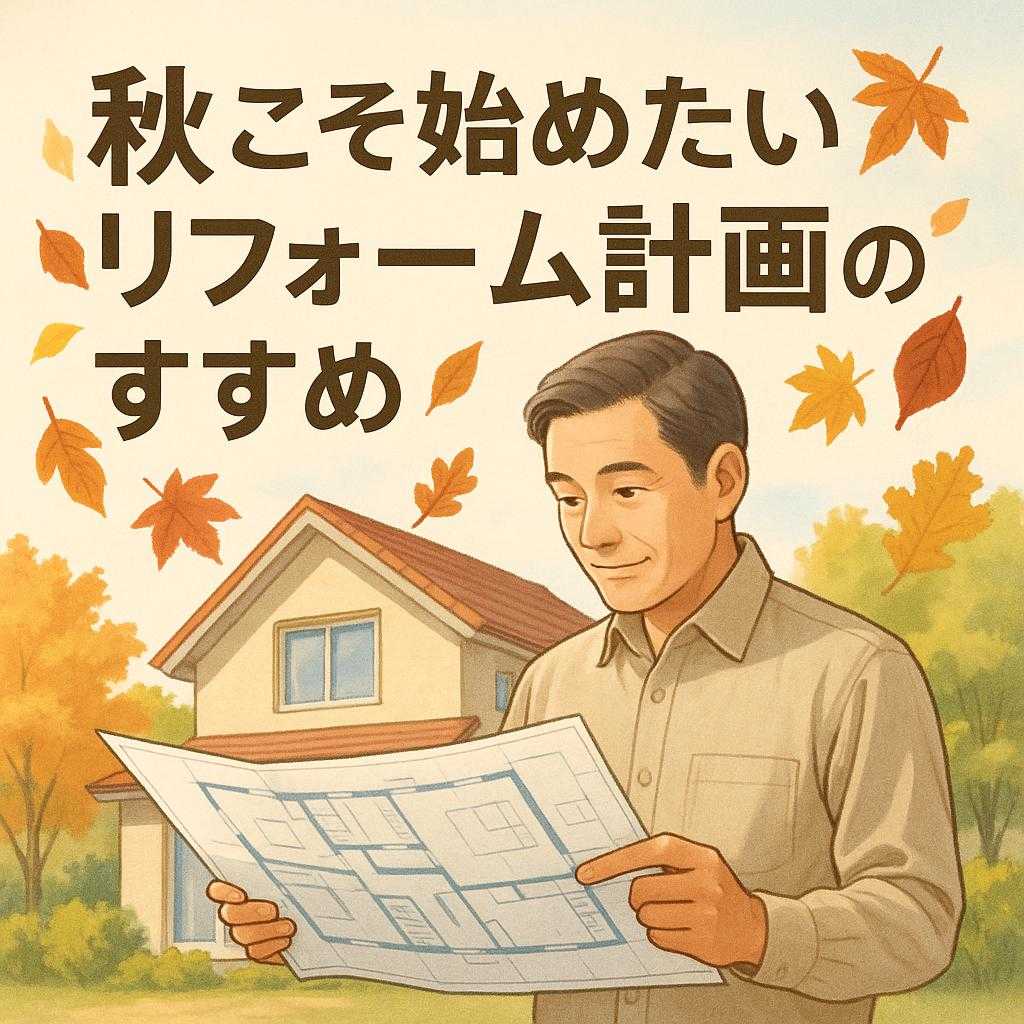 秋こそ始めたいリフォーム計画のすすめ