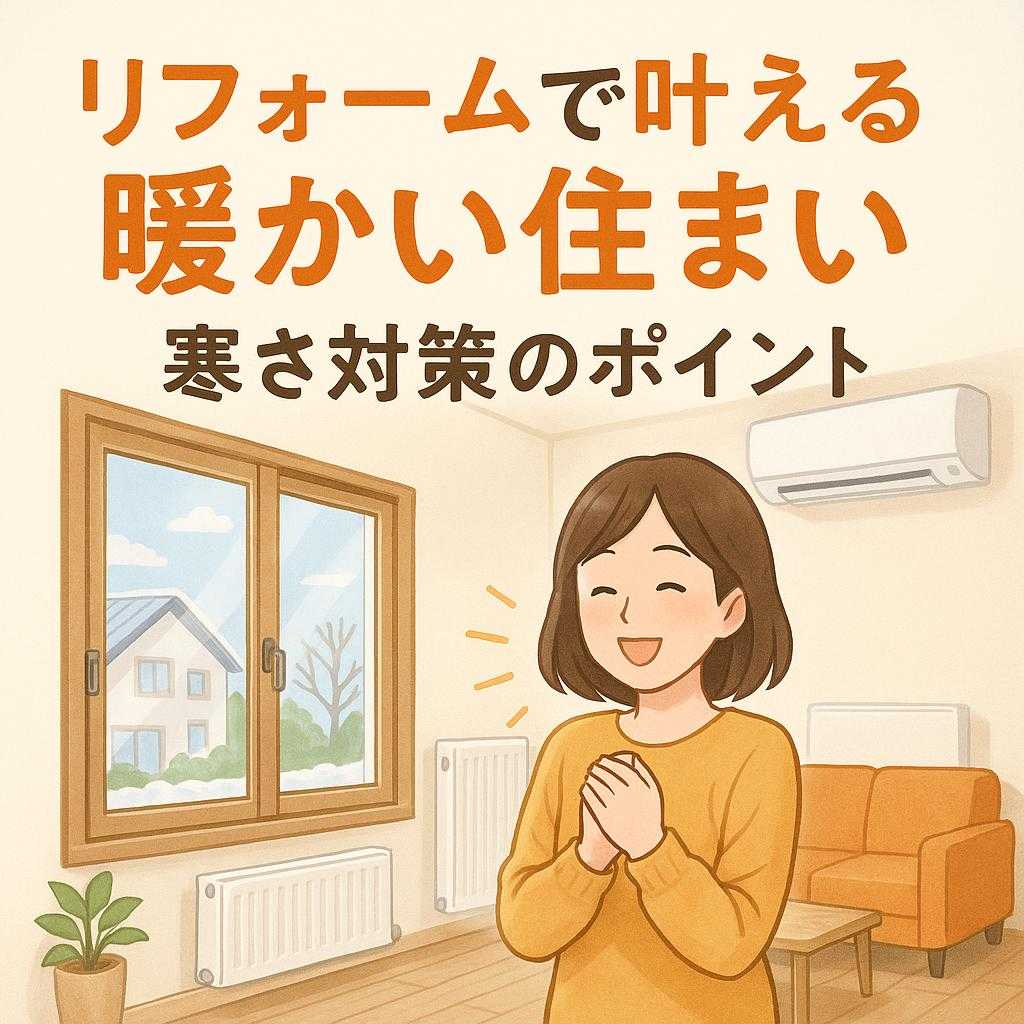 リフォームで叶える暖かい住まい!寒さ対策のポイント
