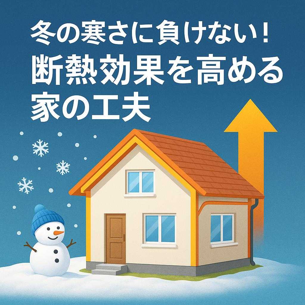 冬の寒さに負けない!断熱効果を高める家の工夫