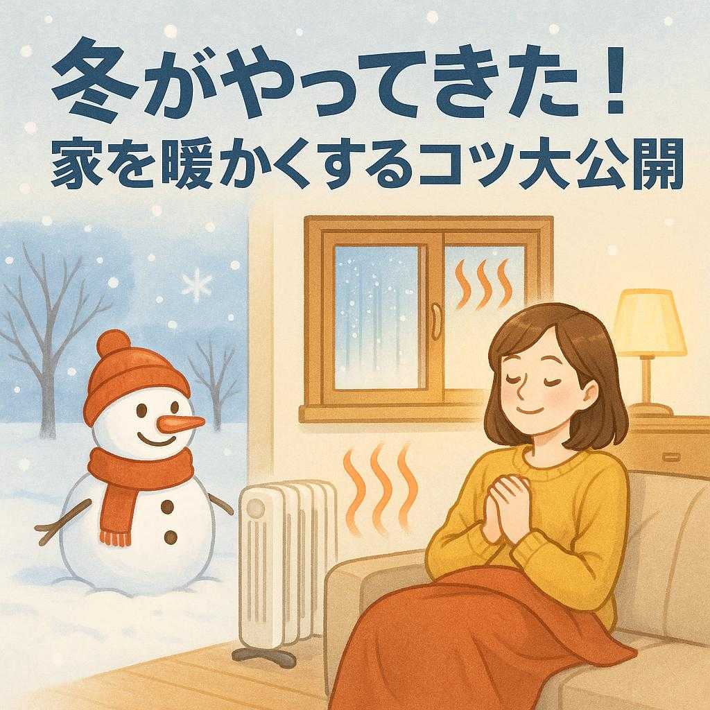 冬がやってきた!家を暖かくするコツ大公開