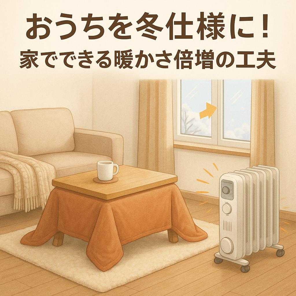 おうちを冬仕様に!家でできる暖かさ倍増の工夫