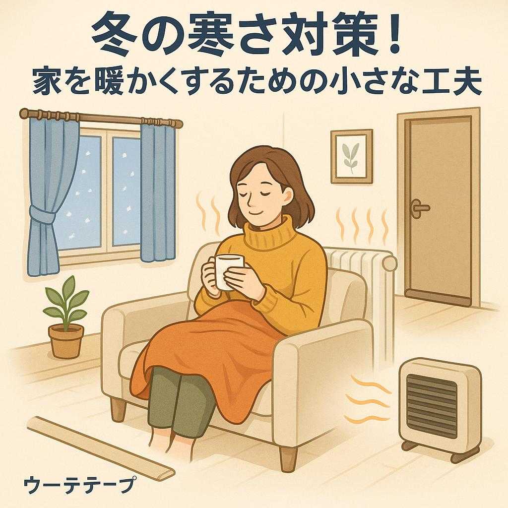 冬の寒さ対策!家を暖かくするための小さな工夫