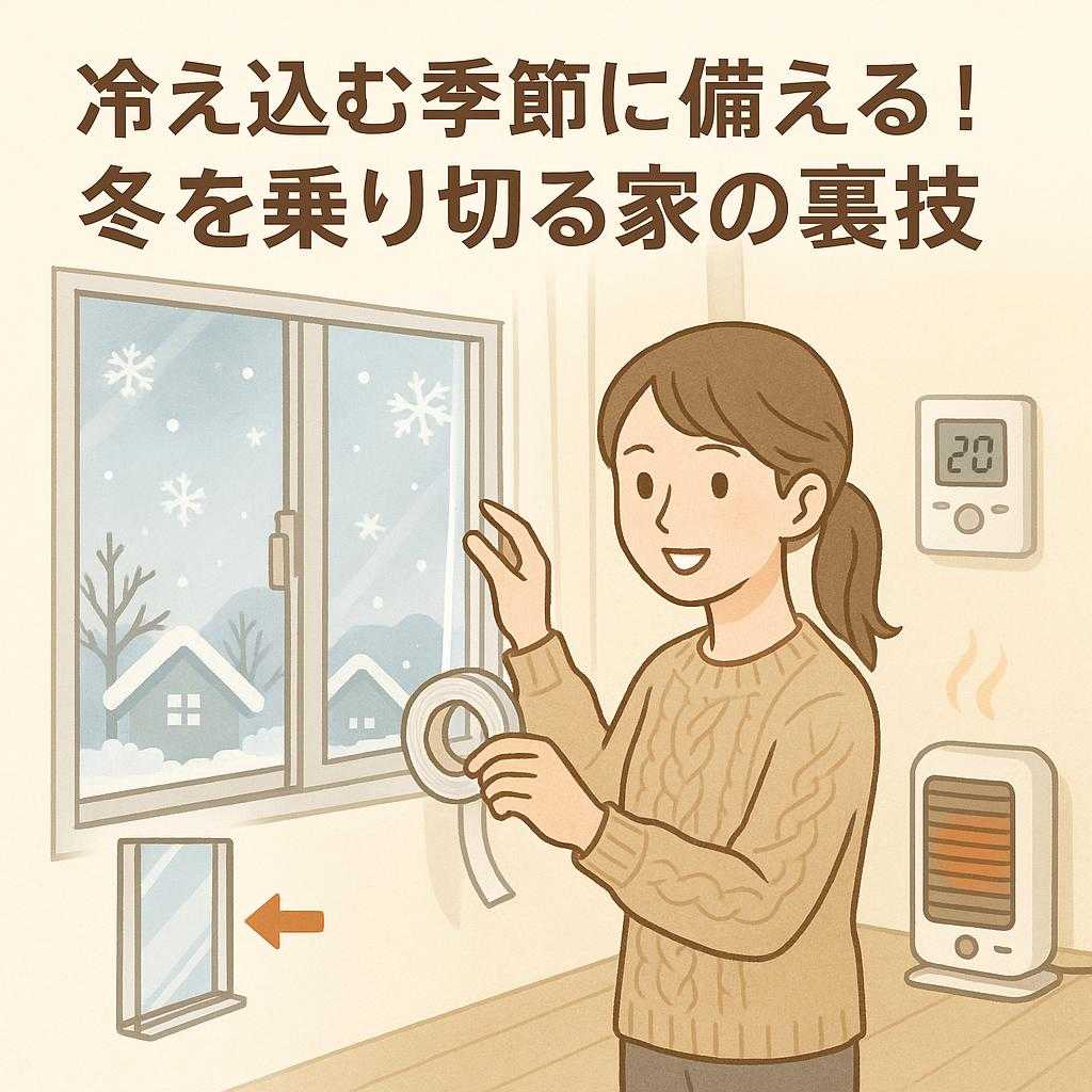 冷え込む季節に備える!冬を乗り切る家の裏技